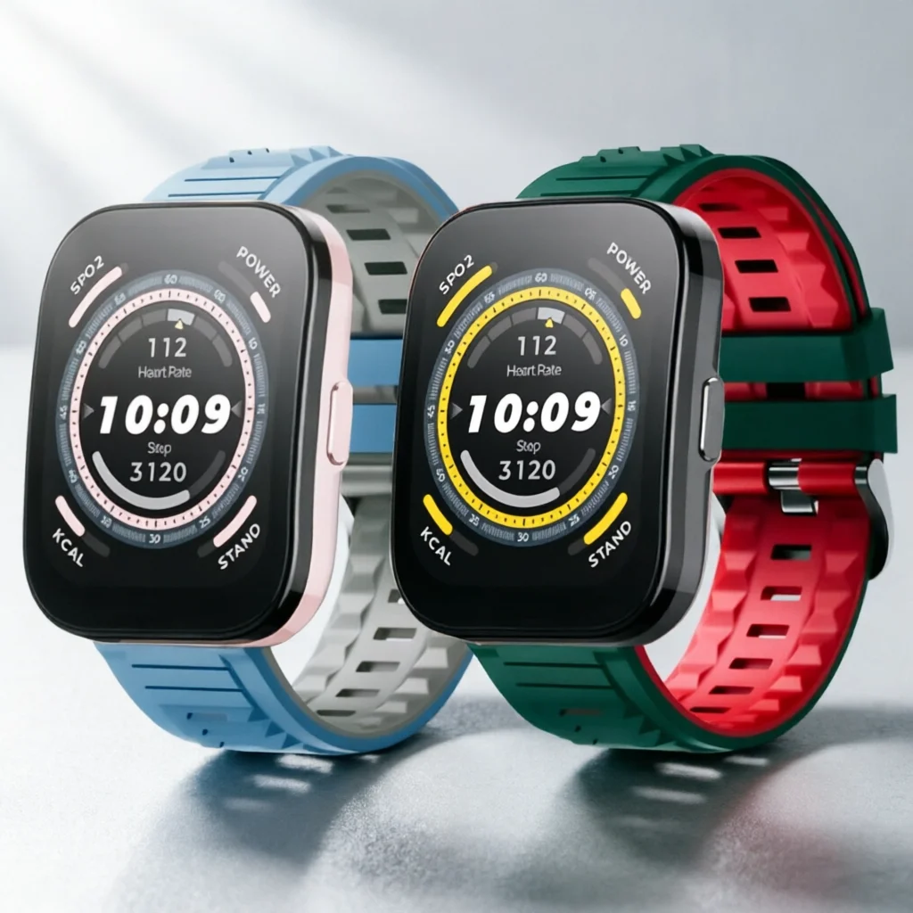 22mm Width Strap for Amazfit Bip 6 5 Band Balance 2 1 Silicone Bracelet Watchband For Amazfit GTR 2 3 4 Smartwatch Accessories