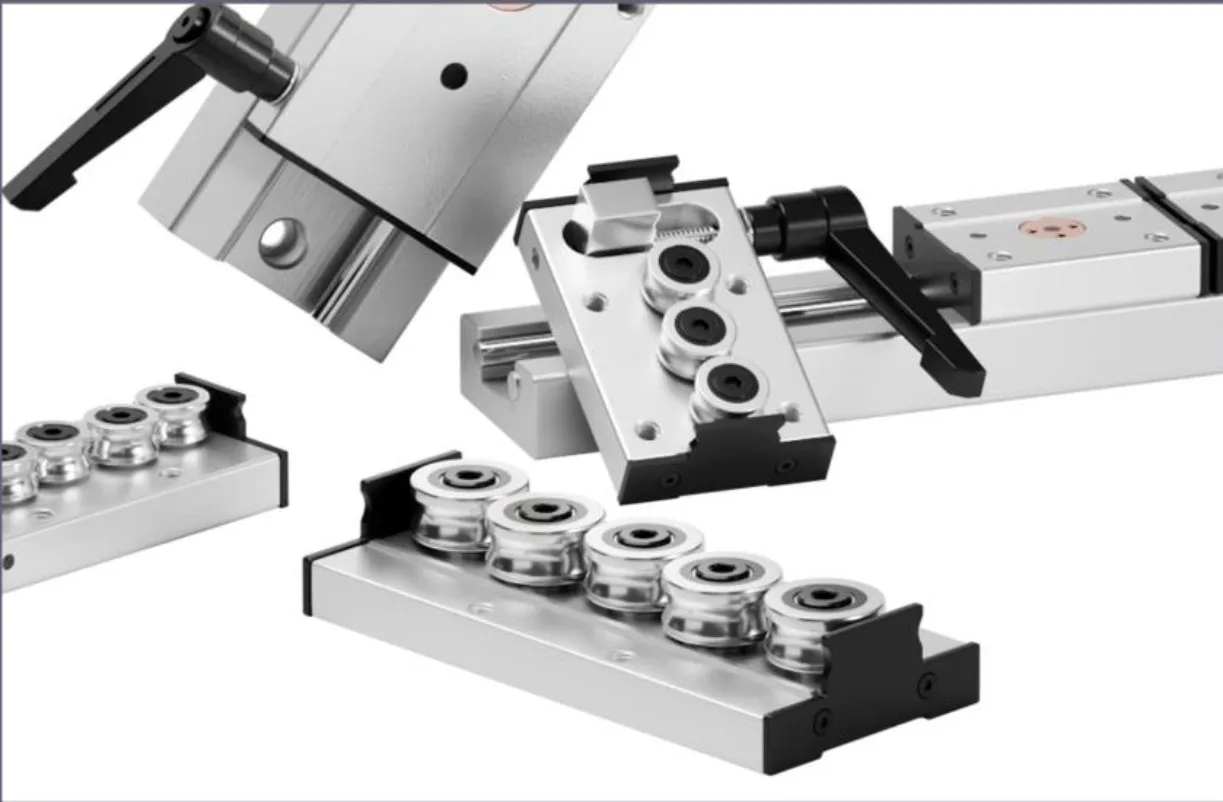 

Wood working machinery built in double axis linear guide SGR20 roller slide rail 300~1000mm SGB20 wheel block