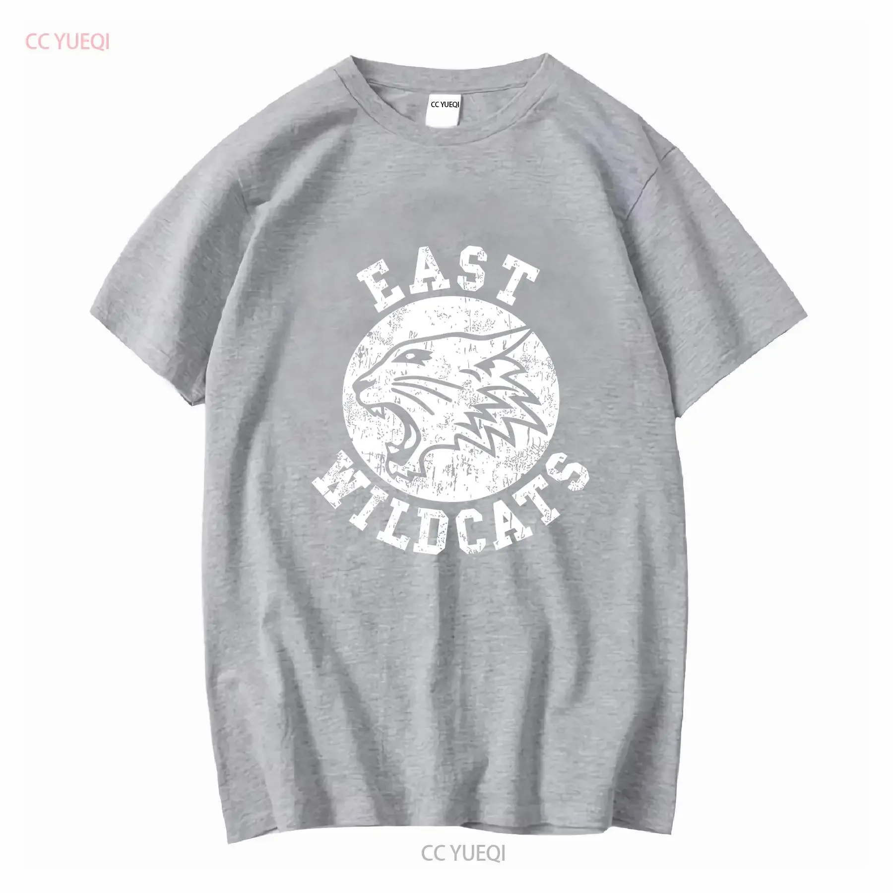 الشرقية البرية تي شيرت المدرسة الثانوية كرة السلة البرية الموسيقية القطط فريق شعار رمز خمر غسلها تنفس أوم للجنسين #4