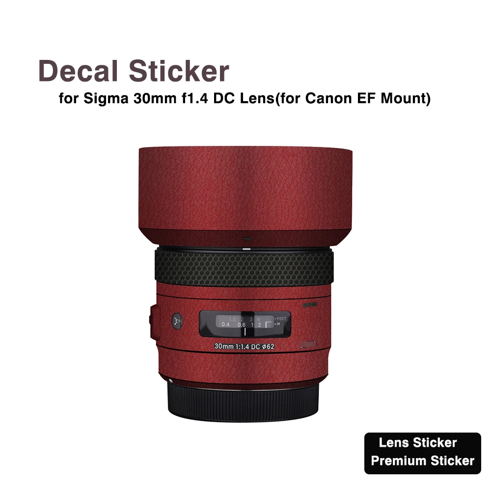 

301.4 Lens Protector Cover Film 30 1.4 Wrap Cover 30f1.4 Protective Film Decal Sticker for Sigma 30mm f1.4 DC EF Mount Lens Skin