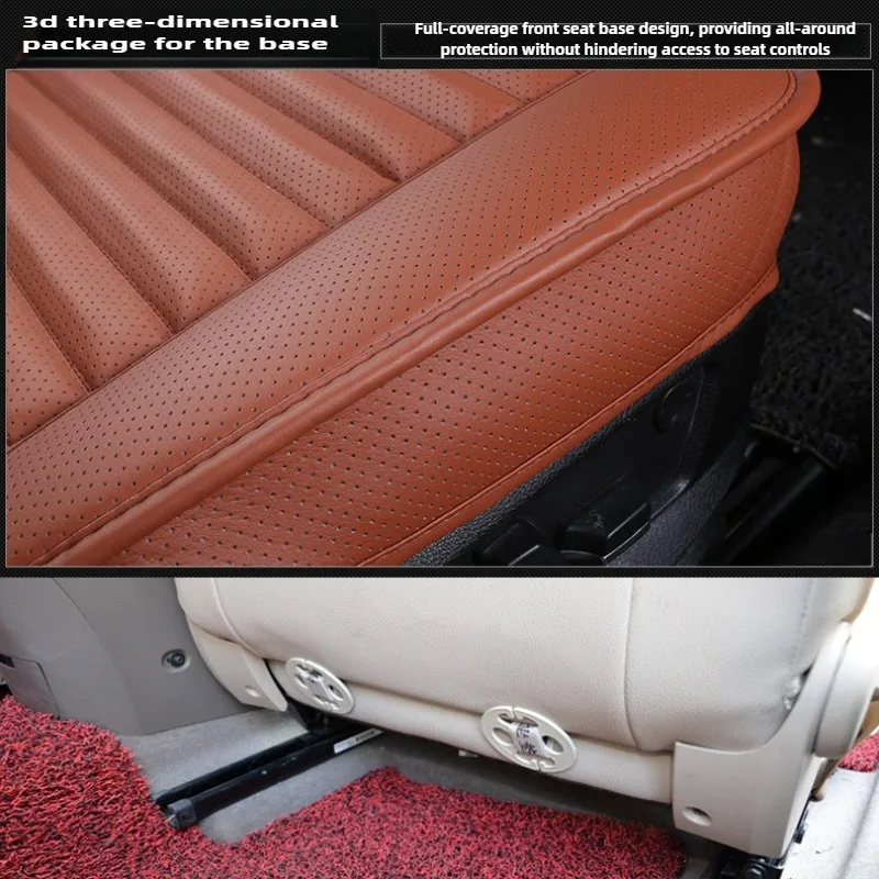 العالمي الجلود مقعد السيارة يغطي الداخلية مقاعد السيارات غطاء الحصير السيارات غطاء مقعد وسادة حامي منصات كرسي الملحقات