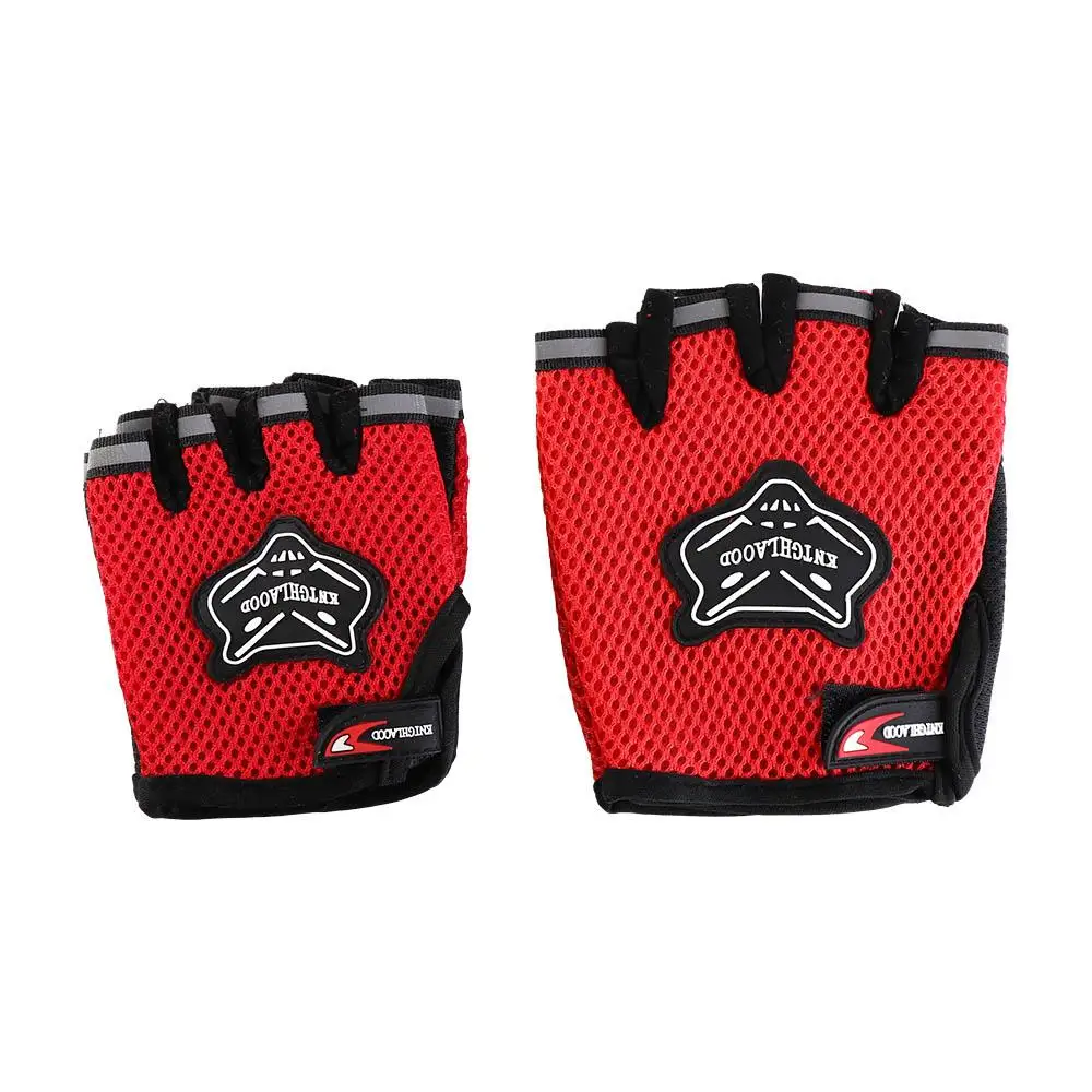 Rękawice rowerowe 1 para oddychające bez palców dla dzieci i dorosłych, sprzęt rowerowy, rękawice kolarskie, rękawice do jazdy, rękawice do kulturystyki.