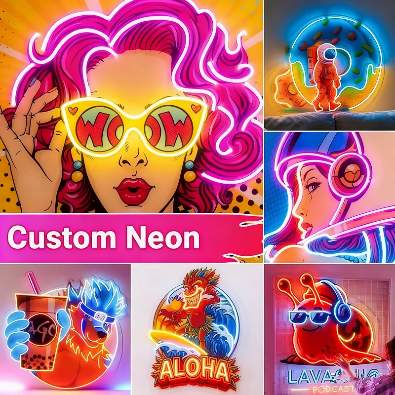 Custom Logo Neon Si…