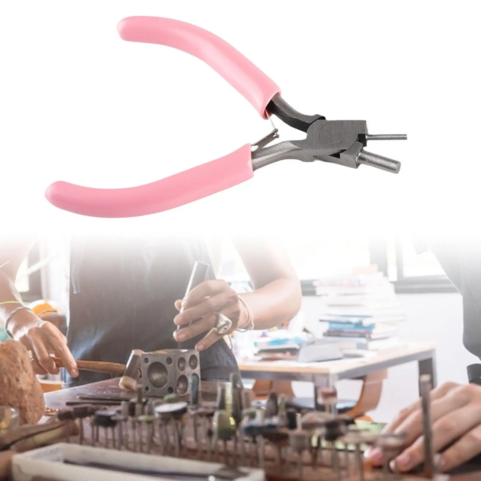 คีมทําประกัน คีมห่วงลวดโลหะสําหรับโครงการ DIY ห่อลวด