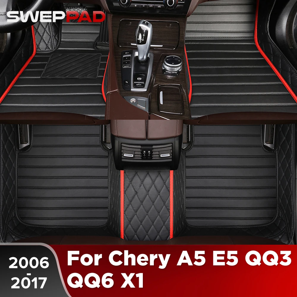 

Автомобильные коврики для Chery A5, E5, QQ3, QQ6, X1 (2006-2017): всепогодные, из коврового материала, защитные вкладыши для пола, аксессуары для интерьера.