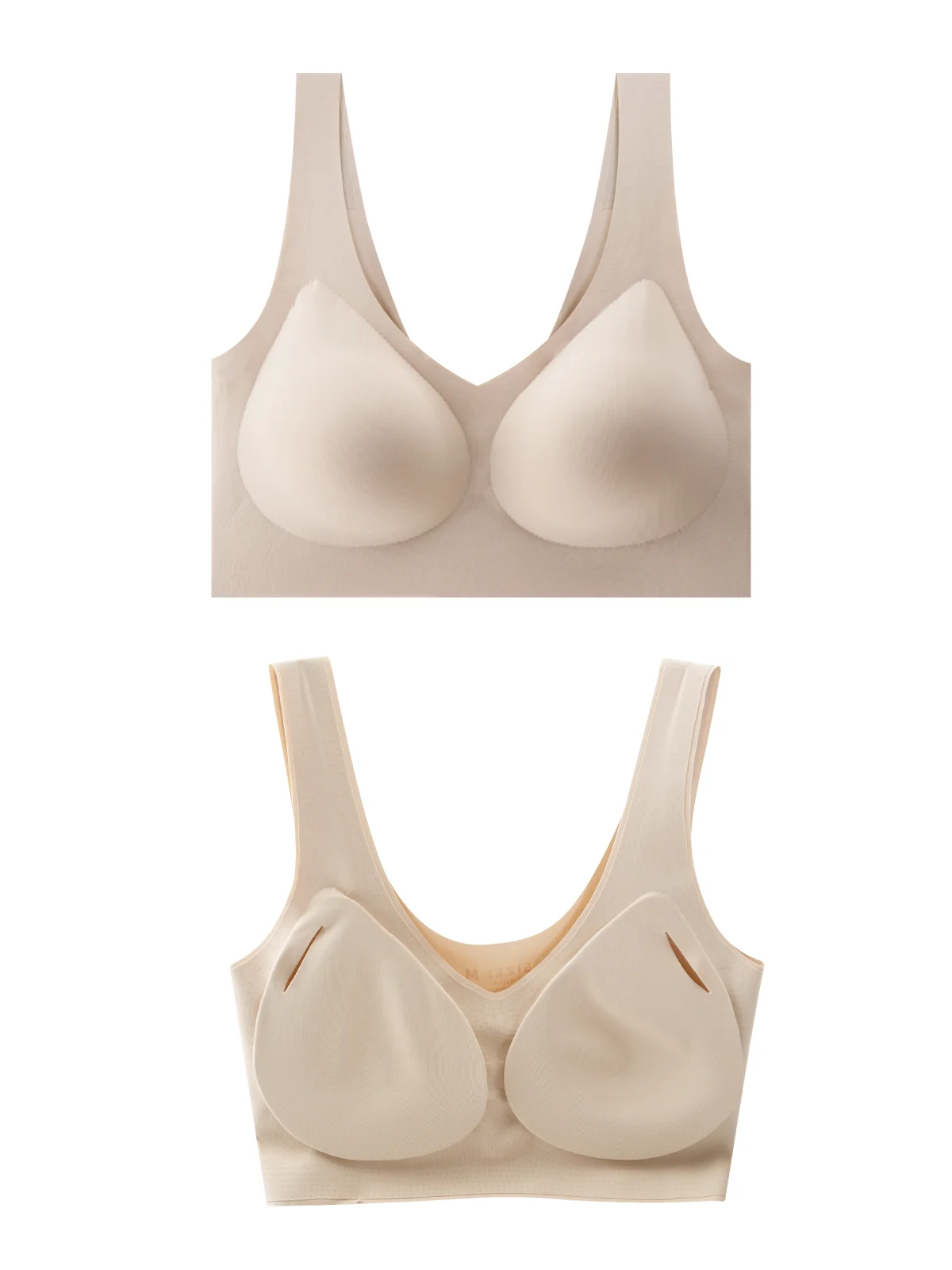 Pre Pregnancy Seamless Women'S Push Up Bra, Sleep Sports Bra, Ultra-Thin No Steel Ring, Comfortable And Sexy Bra