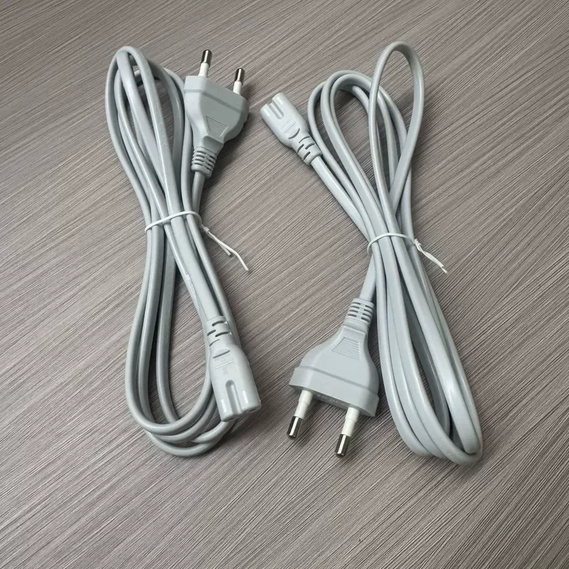 for Yisheng I-SHENG Korean Standard 8-Shaped Two-Hole Power Cord 2 Core 0.75mm Square Cable