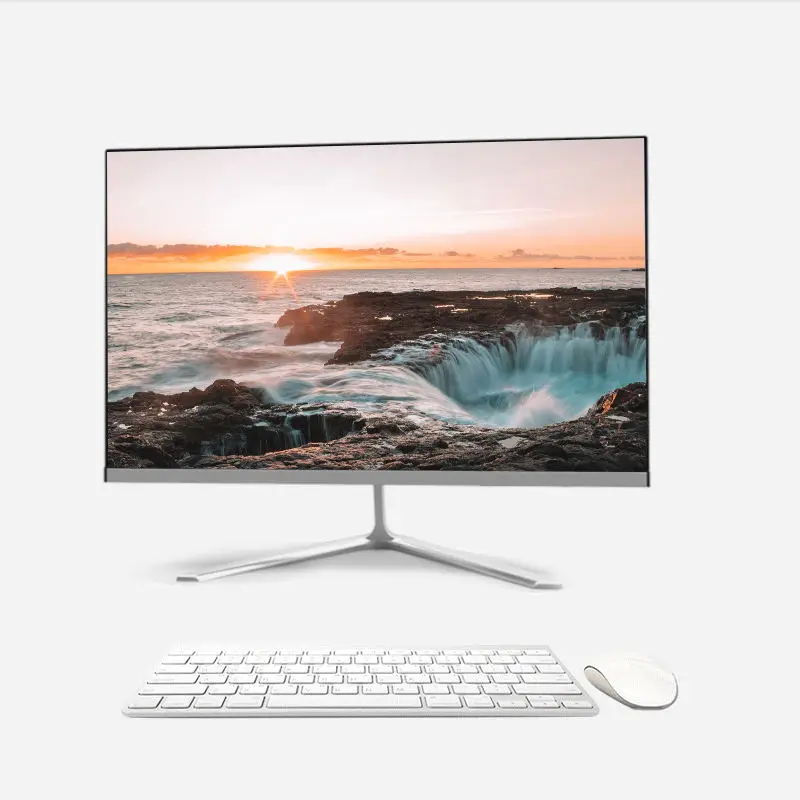 

21.5inch 22inch Flat FHD 1080p speaker wifi bluetooth cpu amd i3 4gb 8gb 128gb 256gb all in one pc desktop