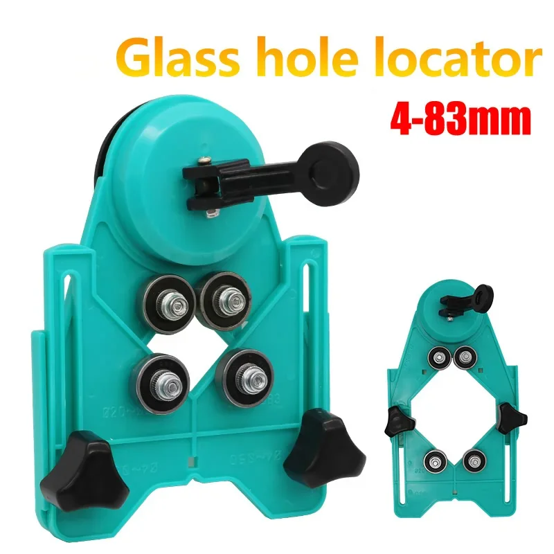 Adjustable 4-83mm Diamond Drill Bit Tile Glass Hole Saw Core Bit Guide With Vacuum Base Sucker Tile Glass openings Locator