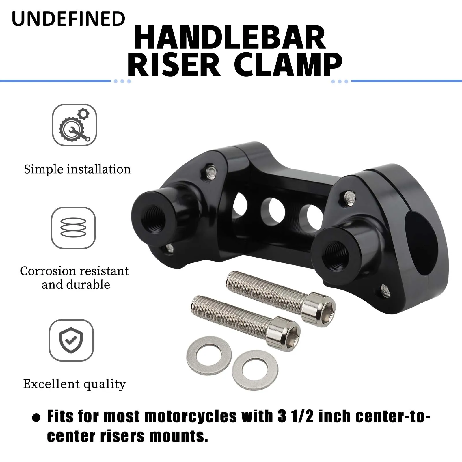 Motorcycle Handlebar Riser Top Clamp For Harley Sportster 883 1200 Dyna Low Rider Softail Street Bob Moto Accessories Aluminum