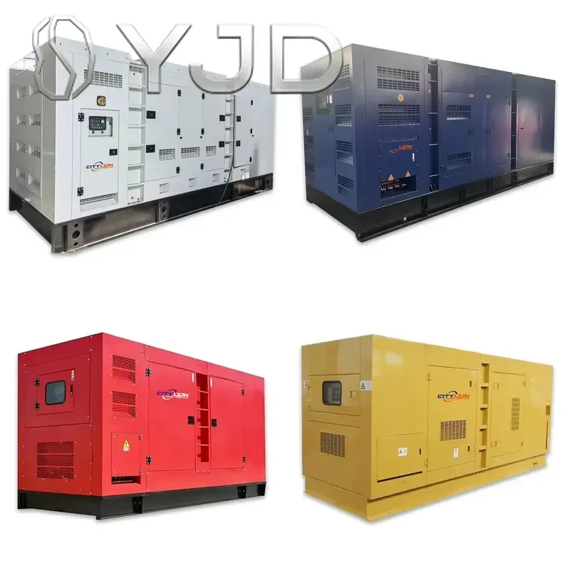 Custom Standby Silent Generator 563 KVA 450 KW 60Hz ATS 230V/240V/480V Remote Area 100% Efficiency Auto Start