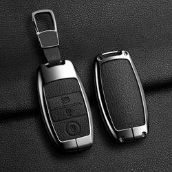 High Quality Zinc Alloy Leather Car Key Case Cover For KIA Sportage Cerato Optima K2 K3 K4 K5 RIO Picanto Soul Sorento Sedona