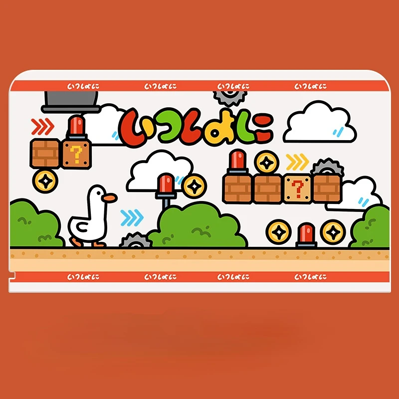 Untuk Nintendo Switch OLED/NS Base Case Cover Pelindung Kawaii Kartun Hard Shell Switch Base Cover Depan untuk Switch Aksesoris