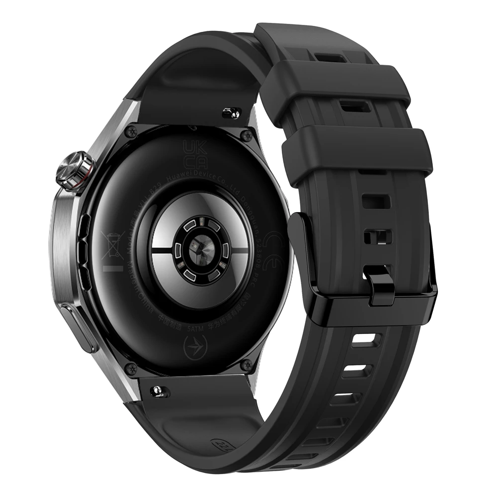 حزام سيليكون رياضي مناسب لساعة Huawei Watch GT 6 Pro مقاس 46 ملم ملحقات سوار المعصم البديلة للساعة الذكية
