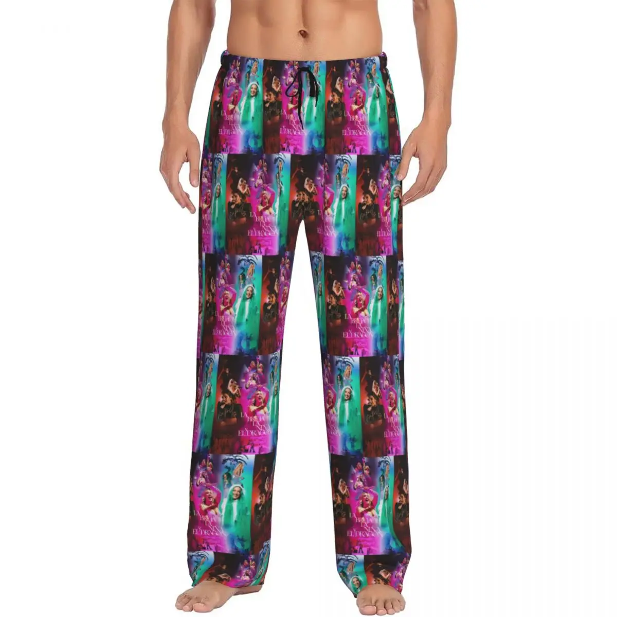 

Изготовленные на заказ испанские пижамные штаны Lola Indigo, мужская одежда для сна, штаны для сна с карманами