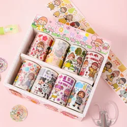 Tape and Paper Handbooks Widened Cute INS Children's Decorative Stickers Paper 65mm*3.5M