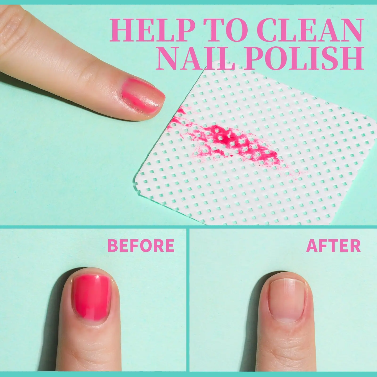 200 Pieces Lint-Free Nail Wipes Professional Eyelash Extension Glue Wipes Nail Polish Removal Wipes for Salon Use image 6