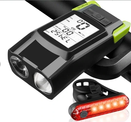 

Высокий люмен, 3 режима, перезаряжаемый через USB, 3 светодиода, передний фонарь для велосипеда с аккумулятором, безопасный головной фонарь для велосипеда 1