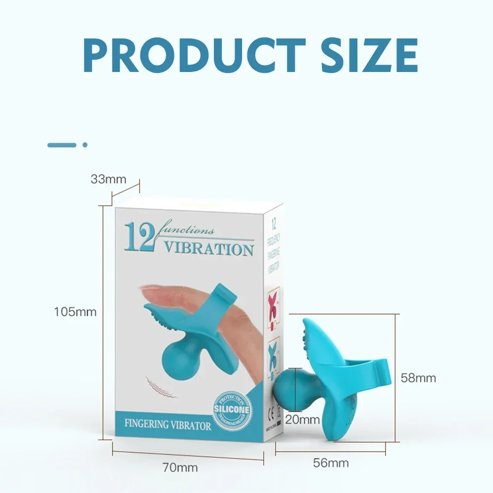 إصبع هزاز الإناث الجنس لعب للنساء G-بقعة البظر محفز الأزواج الحلمة لعبة سيليكون قوية السلع للبالغين 18 + #6