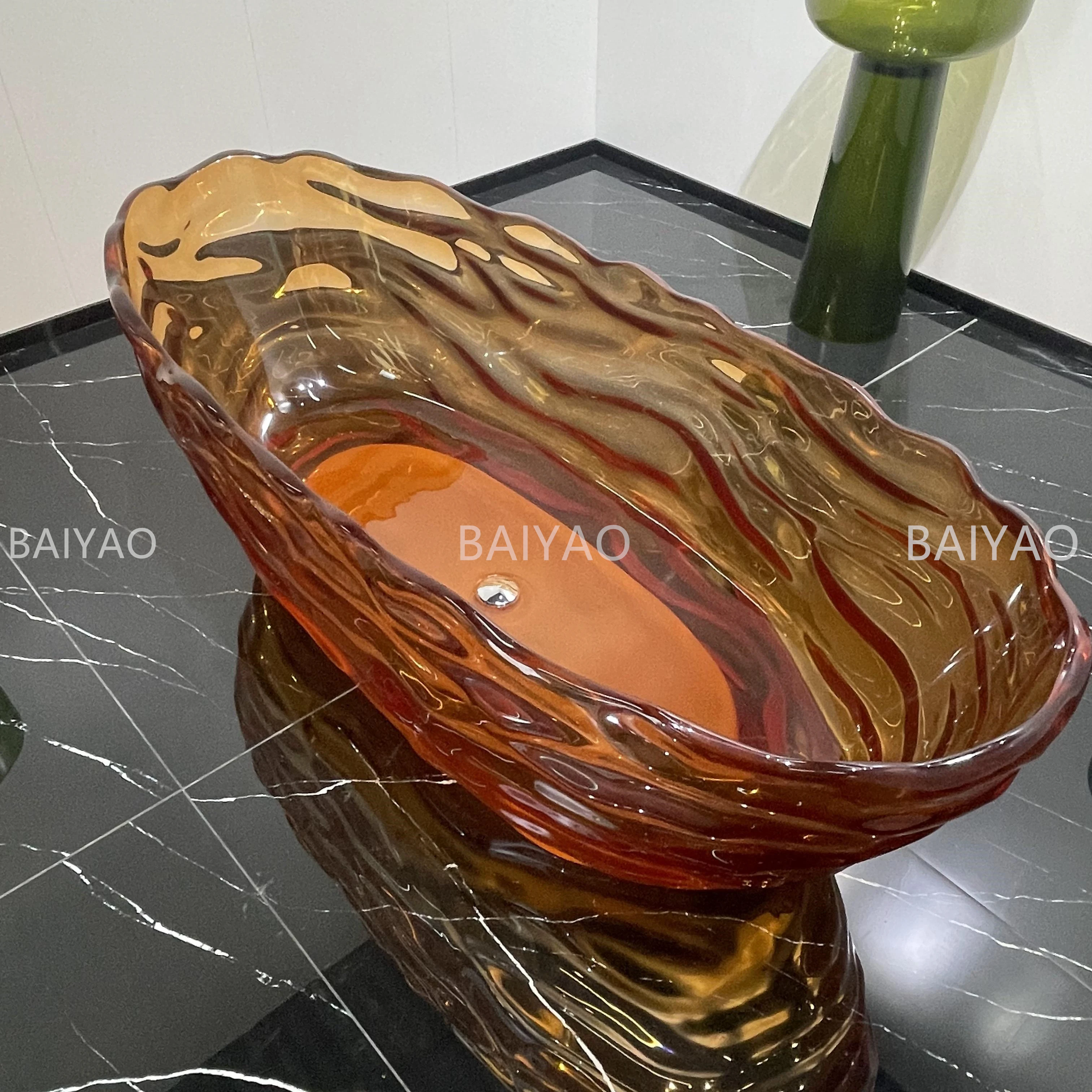 

Luxury Wellness Suite Standalone Artificial Stone Bath Tub Artificial Stone Bathroom Vanity Colorful Resin Bathtub For 1 Person