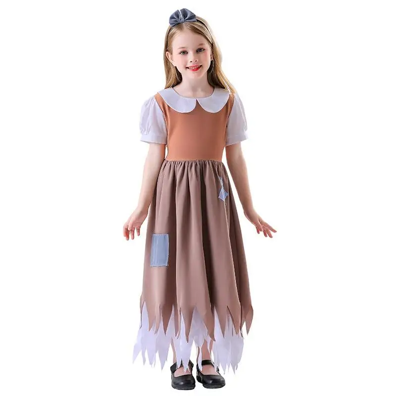 

Children's Day loween Costume Dr-Up Cinderella Maidservant Snow White Princ Role-Plang Gown Traditional Chinese Fe...