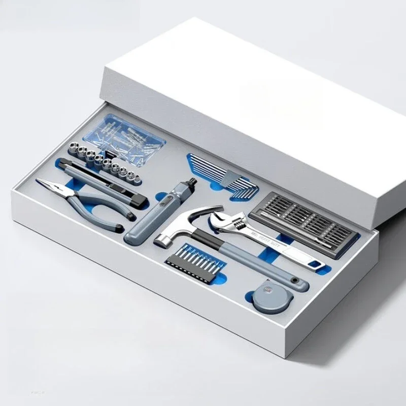 

Household Toolbox Full set of electric screwdriver set Self-integrated mini precision screwdriver