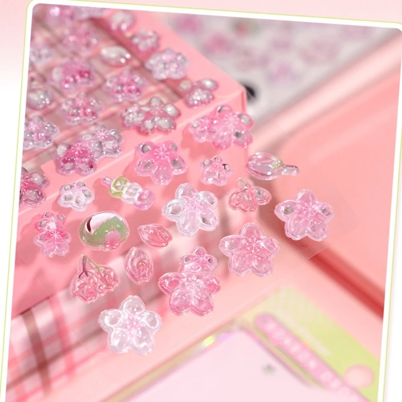 Autocollant fleurs 3D