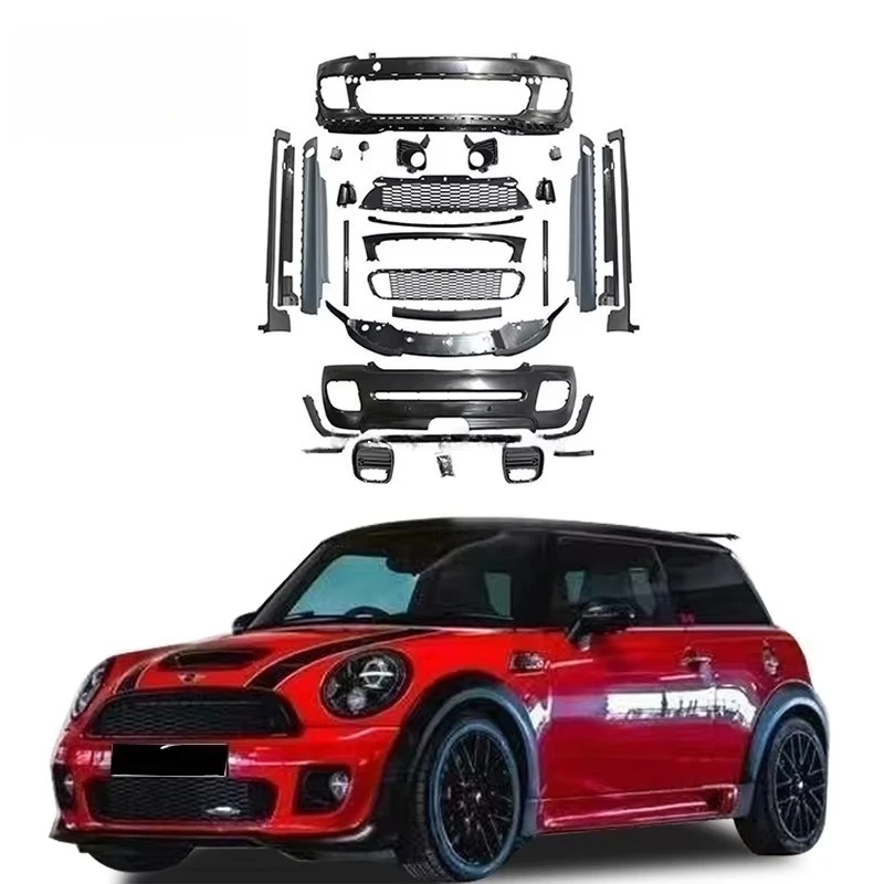 

2025 New R55 R56 R57 R58 Car Bumpers For 2006+ BMW Mini Facelift JCW Bodykit