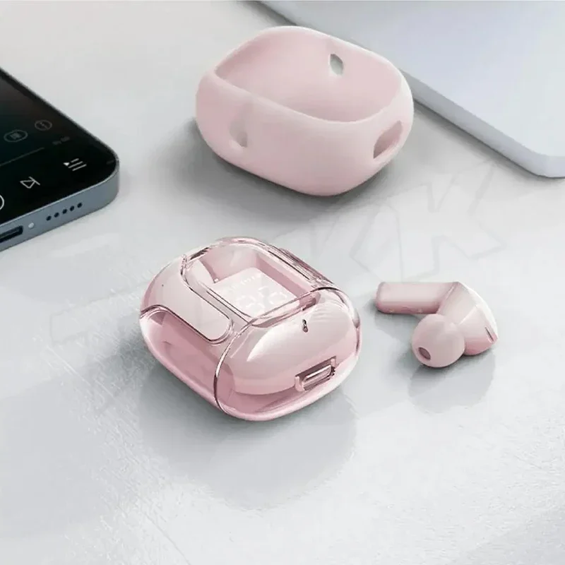 T2 หูฟังสําหรับเล่นเกม TWS Bluetooth 5.3 ลดเสียงรบกวน HD หูฟังไร้สายสเตอริโอไฮไฟสเตอริโอพร้อมเชือกเส้นเล็กเคส