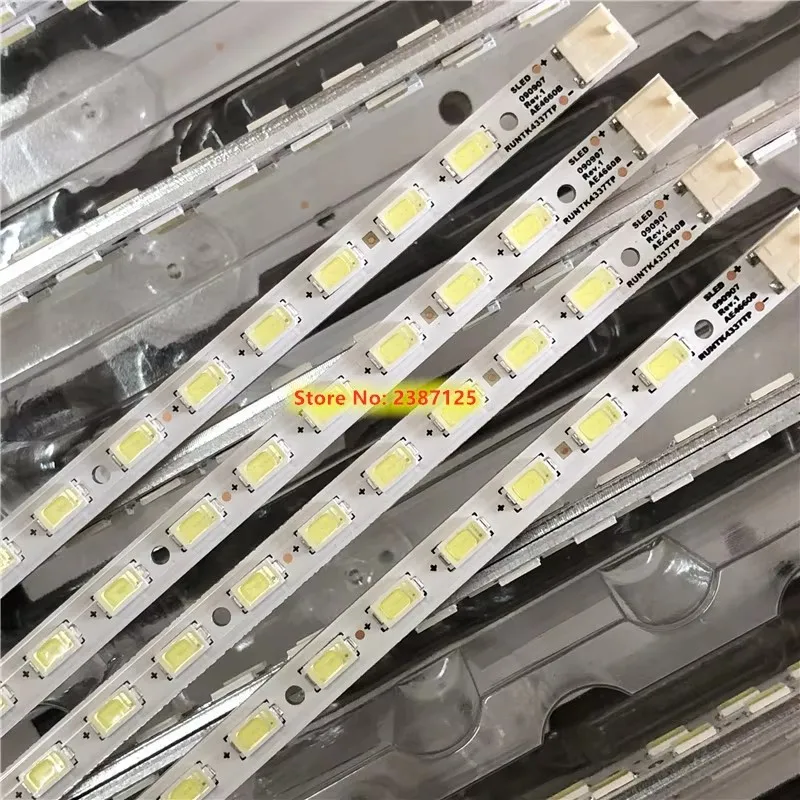 4PCS  LED Backlight Strip For RUNTK 4337TP LK460D3LA8S LK460D3LA8T LJ60-02445A KDL-46EX700 KDL-46EX705  KLV-46EX600 LTY460HM02