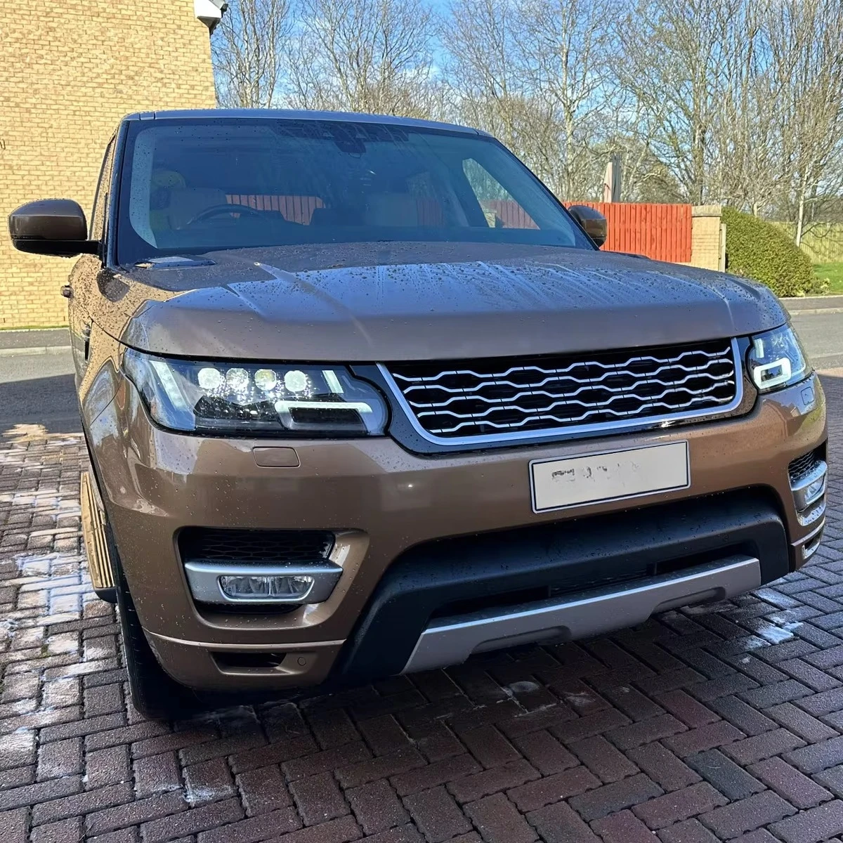 High Performance and Price Car Front Lamps 4 LENS LED Headlights for Land Rover Range Rover Sport 2014-2017.
