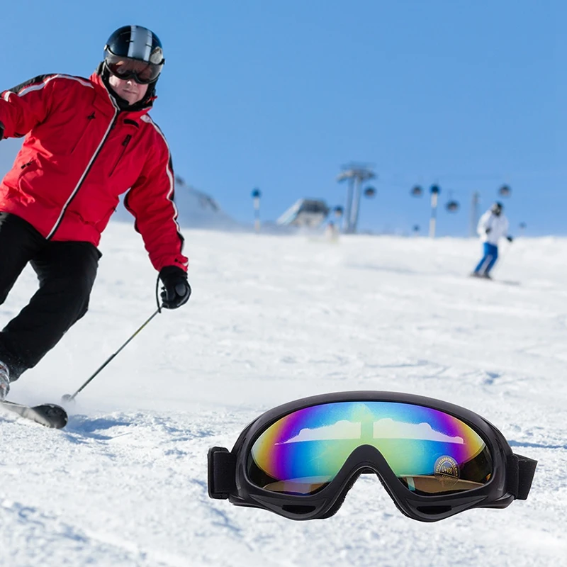 Skiing Skating Goggles Snow Day Motorcycle Racing Sports Glasses Windproof Polarized Lens Sunglasses UV Protection Eyewear 2024