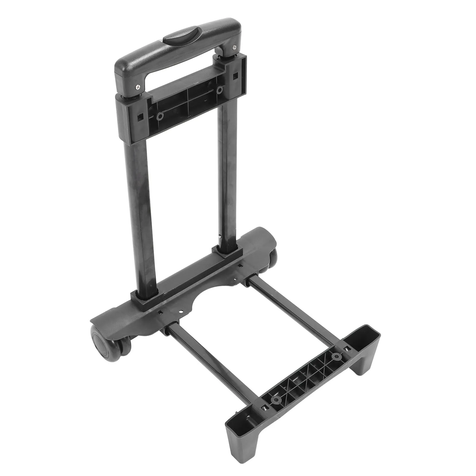 Iron Folding Hand Truck Removable Heavy Duty Hand Cart With 2 Omnidirectional Wheel For Hvac And Electrical Toolkit