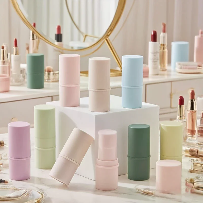 5PC 6g Candy Farbe Leere Nachfüllbare Lippenstift Lip Balm Behälter Leere Kosmetische Behälter Lotion Behälter Reise Flasche