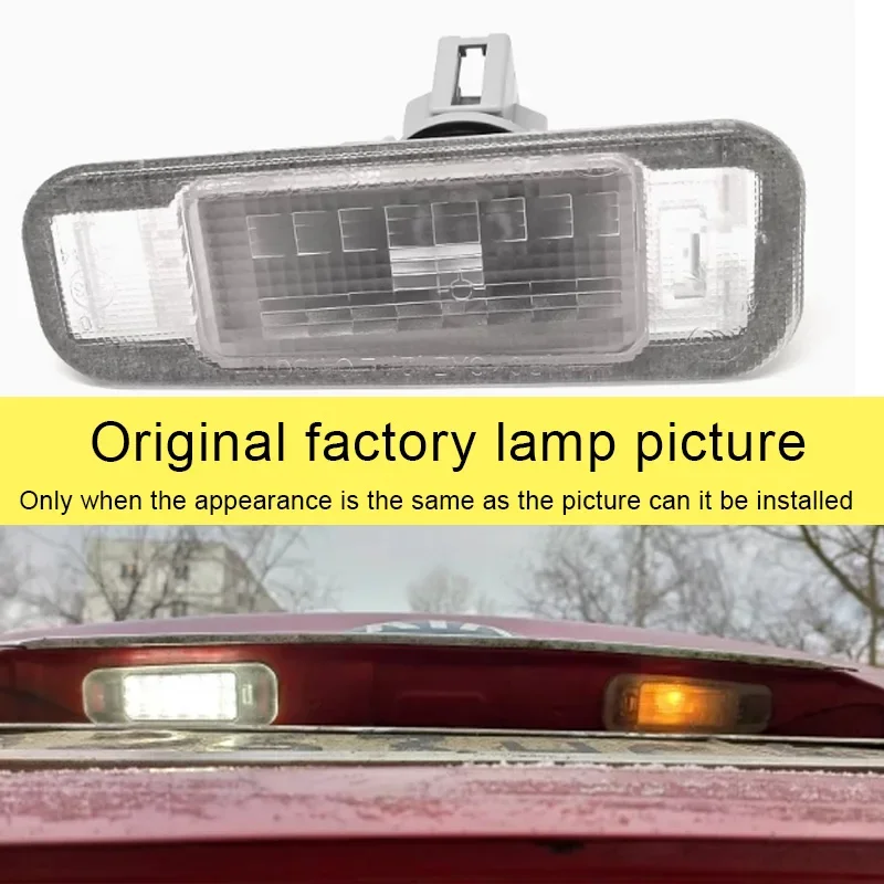 

2PCS LED License Plate Light Number Plate Lamp For Kia Rio 2005-2011 For Kia Rio5 2006-2011 12V White OEM# 925011G000