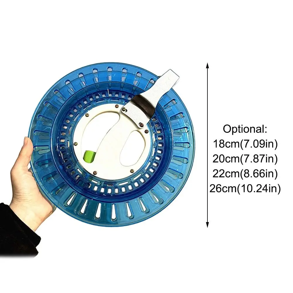 Grip met String Kite Reel Kom met Lock Handle Tool String Spool 18/20/22/26cm Twisted String Line Kite Line Winder