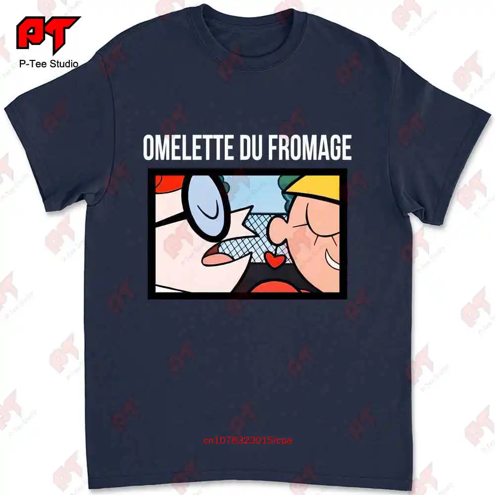 Dexters Lab Omelette Du Fromage T Shirt Laboratory Cartoon Network Nostalgia Funny Vintage JZ6L