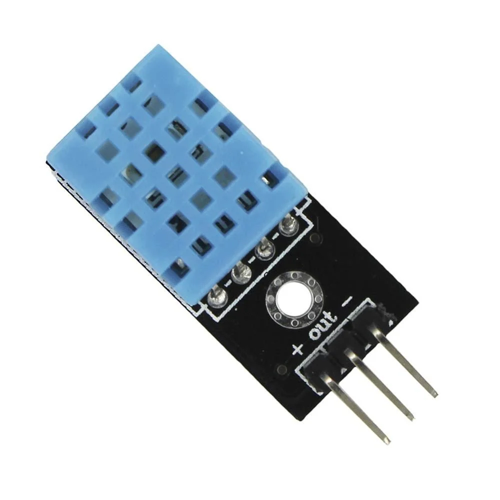 Módulo de Sensor de humedad y temperatura DHT11 de 5 piezas, Bus único Digital de 3,3 V-5V con cables de puente para Arduino Raspberry Pi
