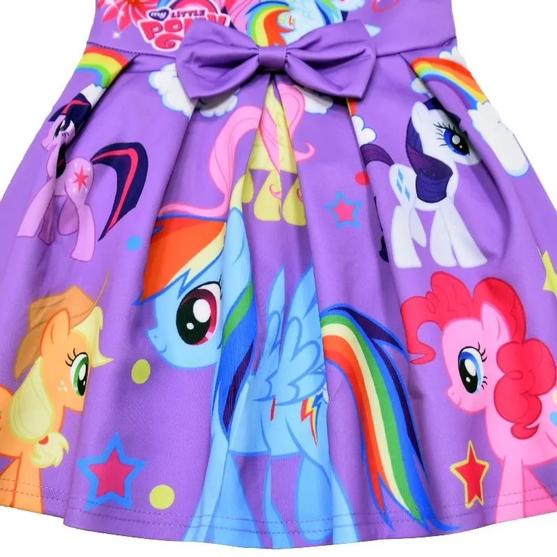 My Little Pony Twilight Sparkle simpatico cartone animato per ragazze gilet vestito personalità creativa principessa arcobaleno gonna regalo per le vacanze estive