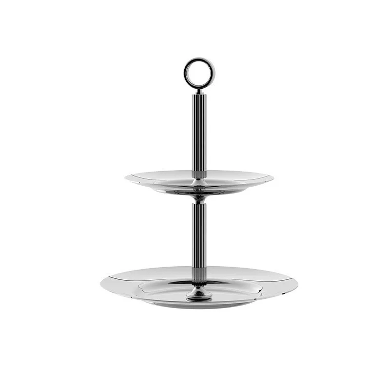 Stainless Steel Cake Stands, Afternoon Tea Cake Stands, Dessert Display Trays – Minimum Order of 2 Sets