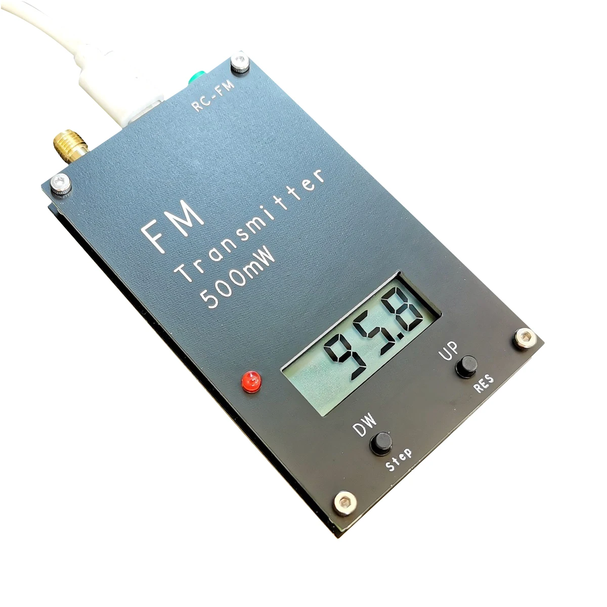 0.5W FM transmitter 2KM 76-108M Stereo Shortwave Signal Stereo Station FOR FM Broadcast . School .Car Parking Lot . Church Radio