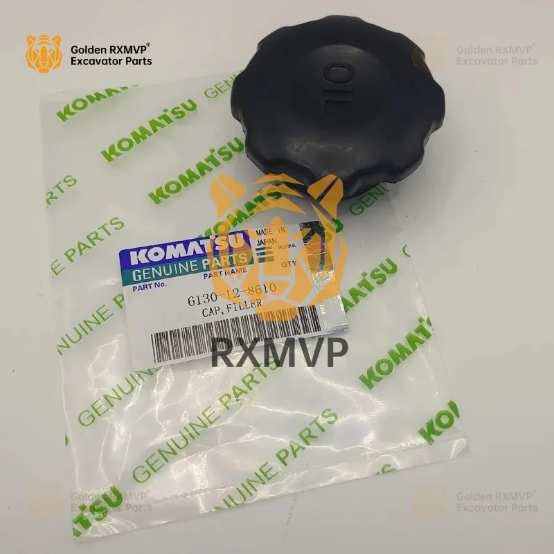 For 6130-12-8610 6130128610 Original Engine Oil Cap Komatsu Pc200/pc220/pc240/pc360-7-8 Excavator Accessories