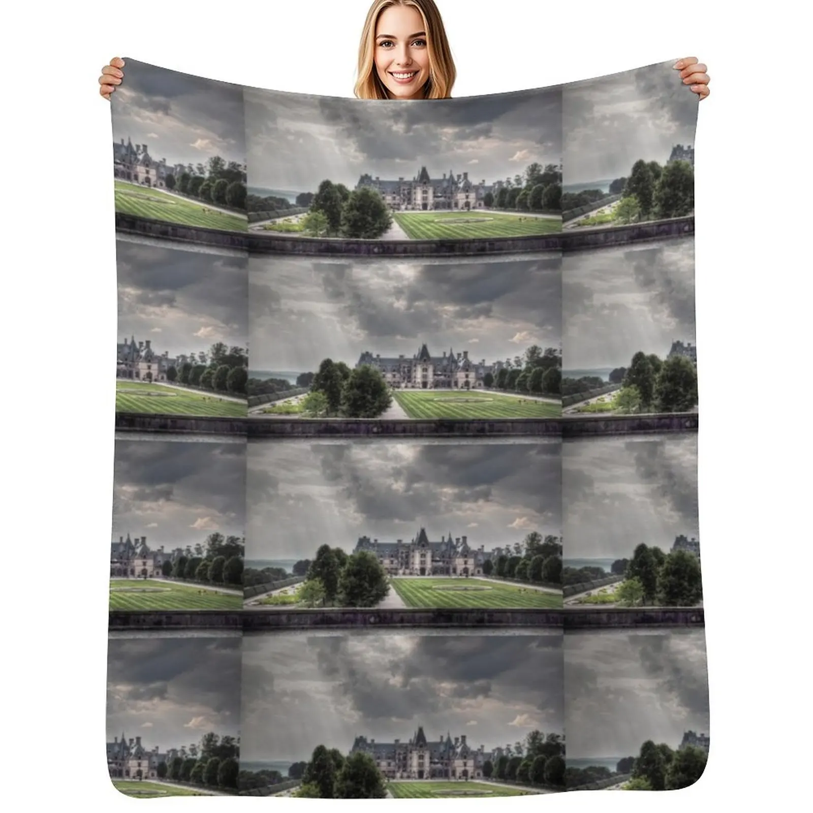 

Biltmore Estate Throw Blanket Anti Shedding Soft Fuzzy Blanket for Home
