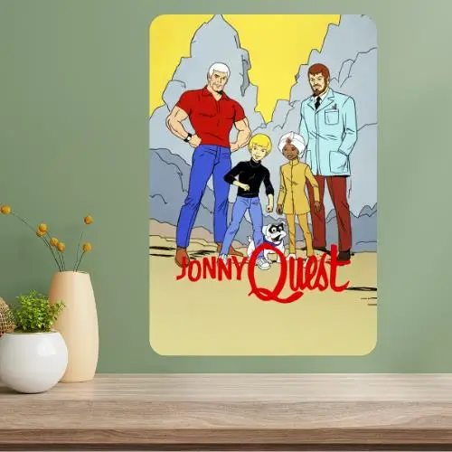 Jonny Quest Classic TV Show Metal Poster Sign