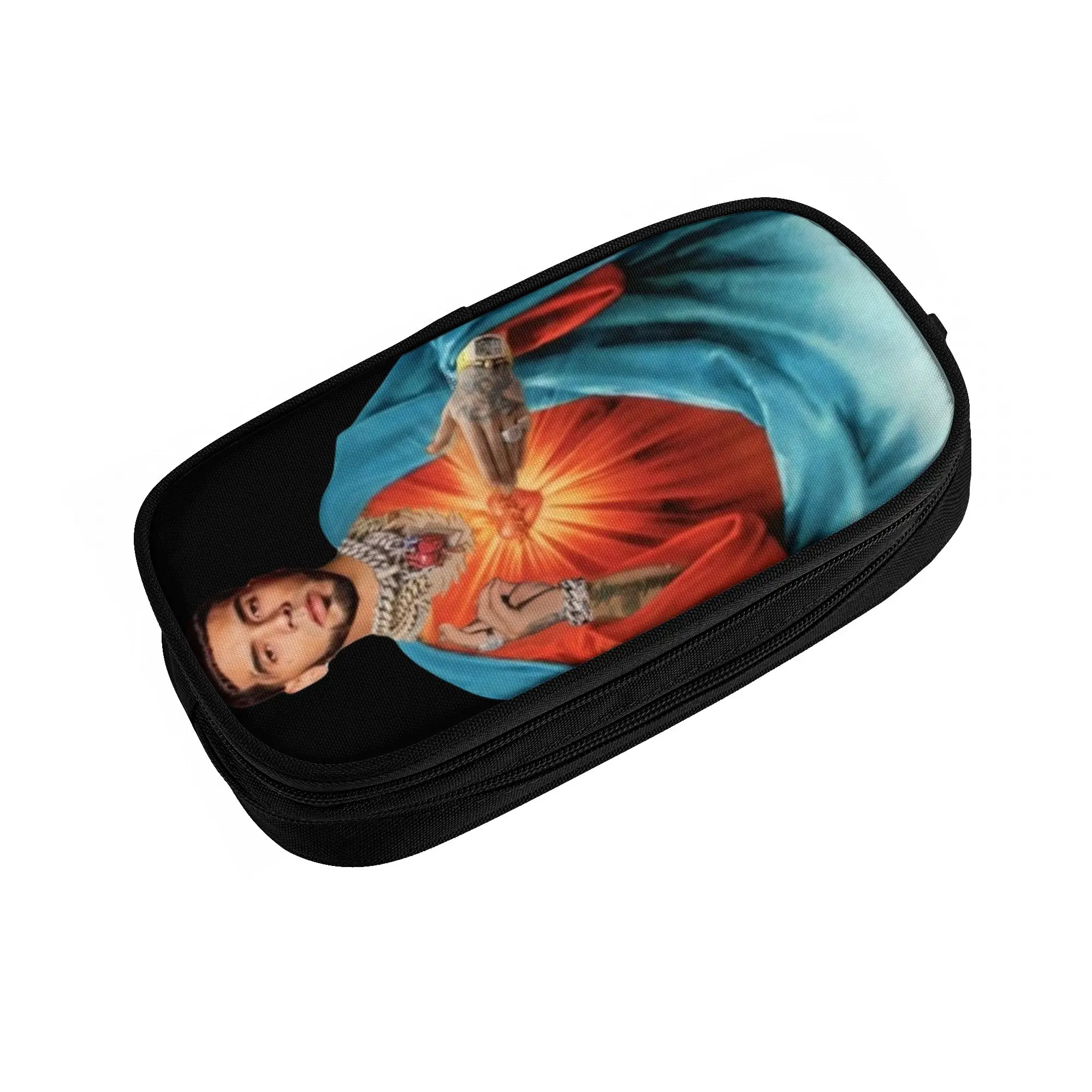 Jesus Anuel AA Puerto Rican Rapper And Singer MIRAME  Kawaii Pencil Case Boy Girl Large Capacity  Pencil Box Student School