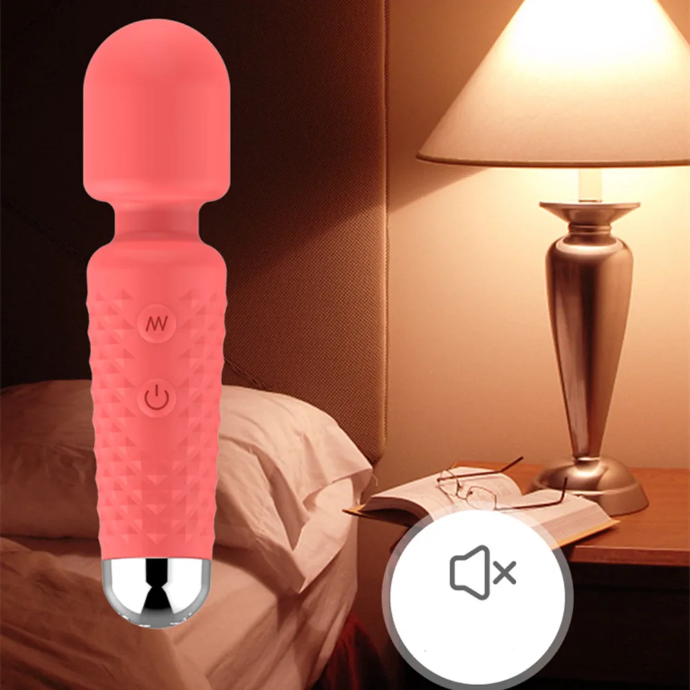 16ความเร็วเซ็กซี่ G-Spot กระตุ้นซิลิโคนหญิงผู้ใหญ่เซ็กซ์ทอย Vibrating Massage Stick Vibrating AV Stick 18 + sex Shop