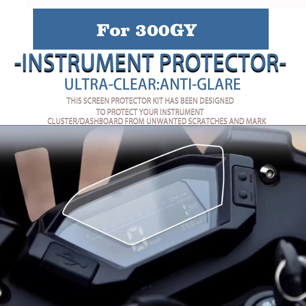 For LONCIN VOGE 300GY RALLY 300 GY RALLY300 Motorcycle Accessories Instrument Protection Film Screen Protector Cluster Scratch