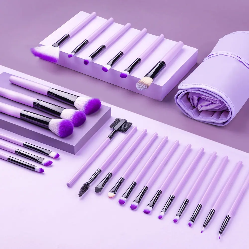 Professional 24PCS Makeup Brushes Set Eyeshadow Foundation Concealer Blending Blush Brush Kabuki Soft Fluffy Women Beauty Tool