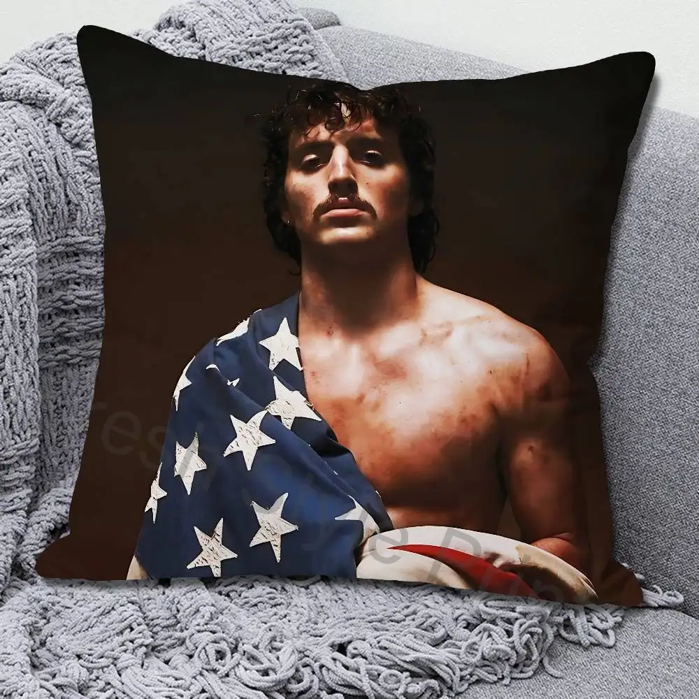 B-Benson B-Boone American Heart Various Sizes Square Pillow Case For Car Home Bedchamber Decor Custom Valentine gift