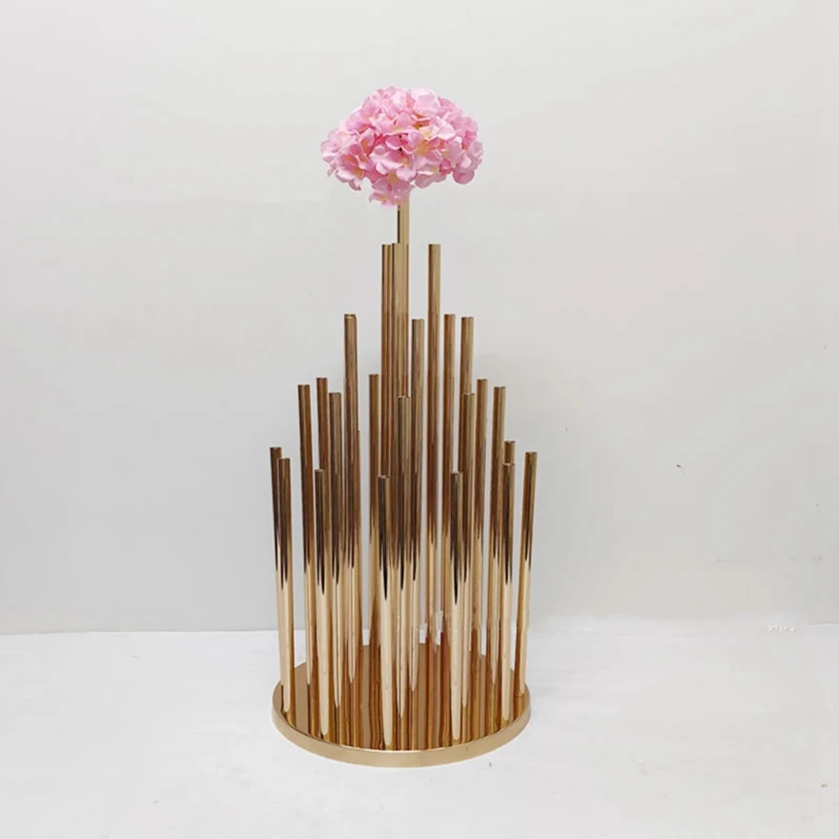 6pcs) Wedding cylinder flower stand centerpieces  Road Lead Table Flower Stand Candlestick Centerpiece Event Wedding Decor
